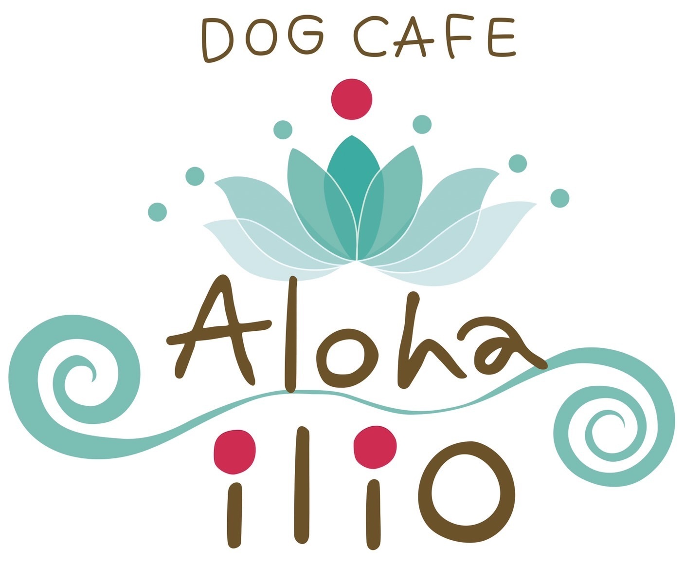 Dog cafe Aloha ilio ロゴ